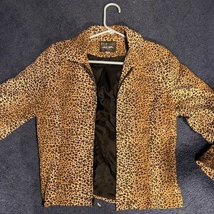 Leopard Print Women's Blazer
